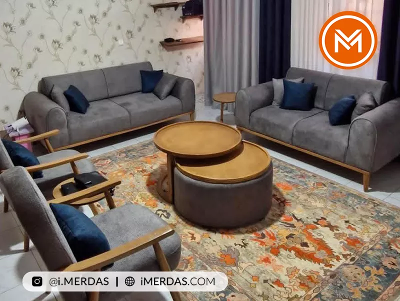 ست کردن فرش و کاغذ دیواری